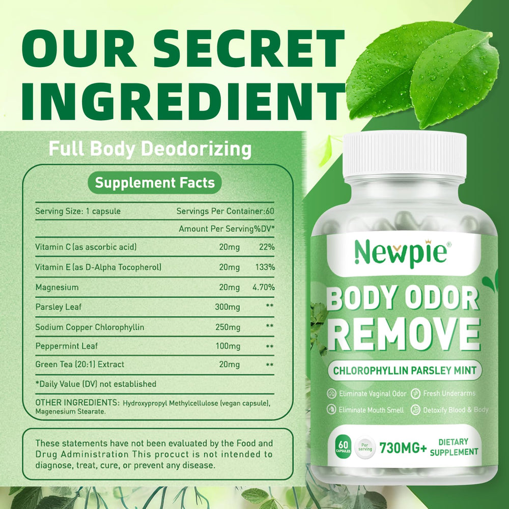 Daily-dose illustration showing one-capsule-per-day routine with Newpie.