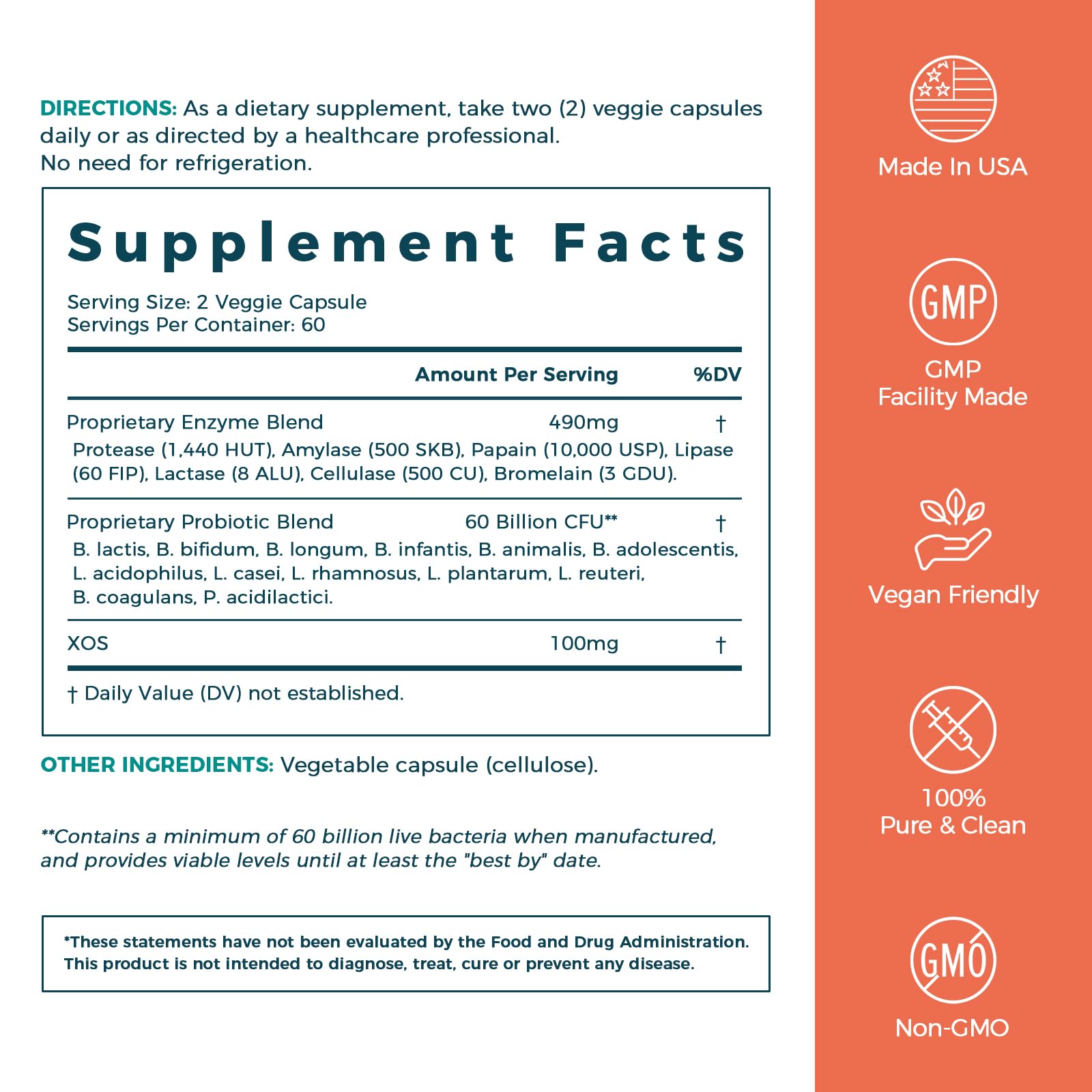 Fabricado en Nueva York en instalación GMP