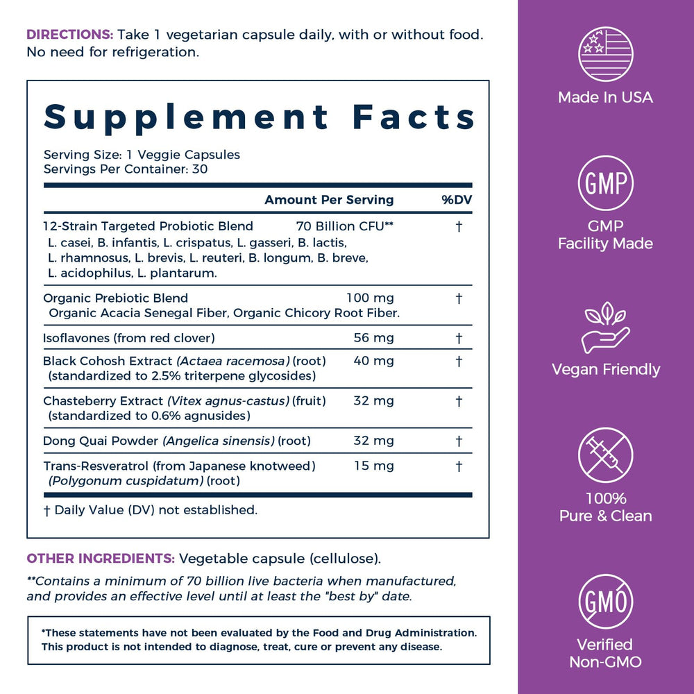 NewRhythm probiotic capsules with prebiotics for digestive comfort