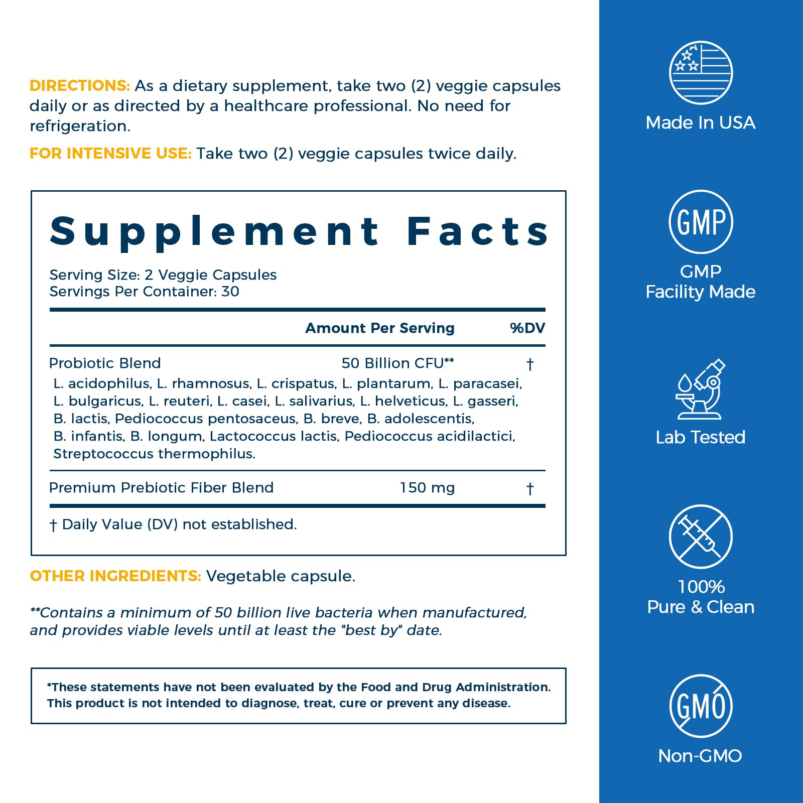 120 veggie capsules scene underscores easy daily dosage with NewRhythm Probiotics.