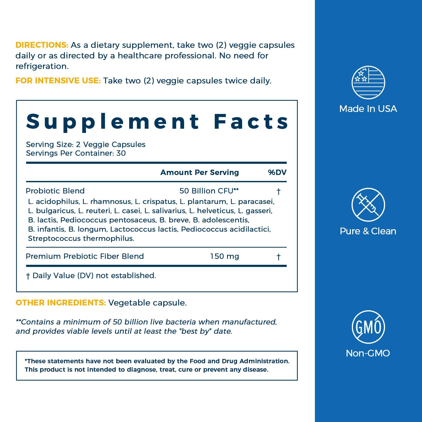 NewRhythm Probiotics Veggie capsules container emphasizes plant-based capsules.