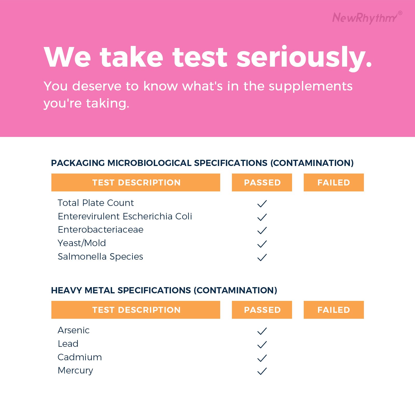 NewRhythm USA-made seal signifies shelf-stable probiotic formula