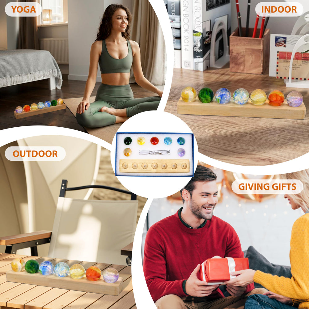 NewRiu chakra healing set arrives in a stylish gift box for gifting