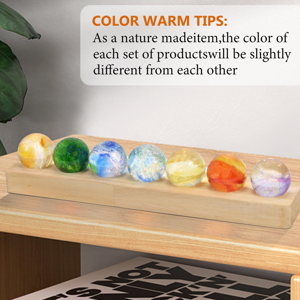 NewRiu healing spheres bring color and ambient light to any room