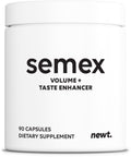Newt SEMEX Semen Volume Booster – Doctor-Formulated Natural Support for Male Sperm Health, Load Volume Boost & Stamina – Non-GMO, Vegan, Gluten-Free, Made in USA | 90 Count