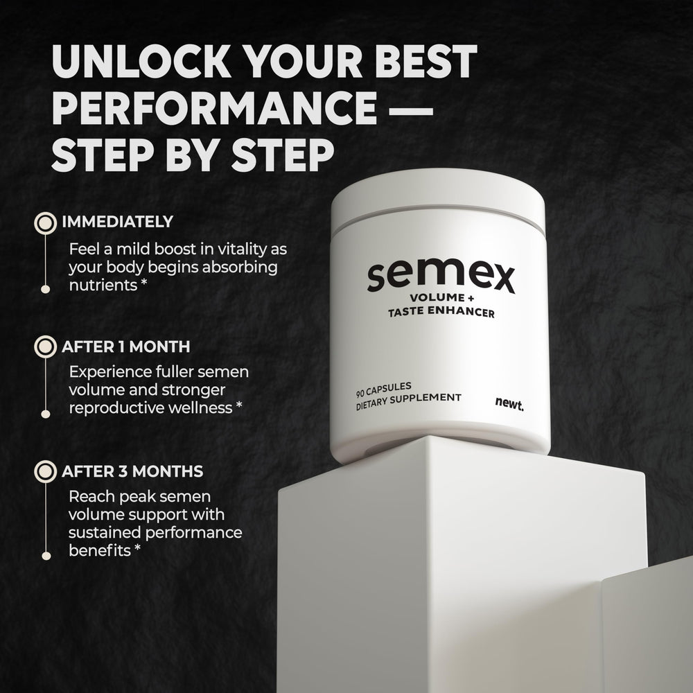 Newt Semex capsules close-up for convenient on-the-go use