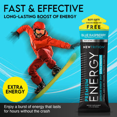 NewTrition 250 mg caffeine dosage delivers fast, long-lasting alertness during workouts.