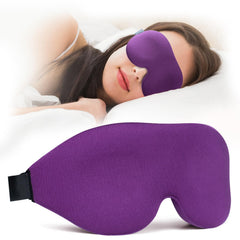 NEWVANGA Sleep Mask with 3D contoured design for deep, uninterrupted rest while traveling