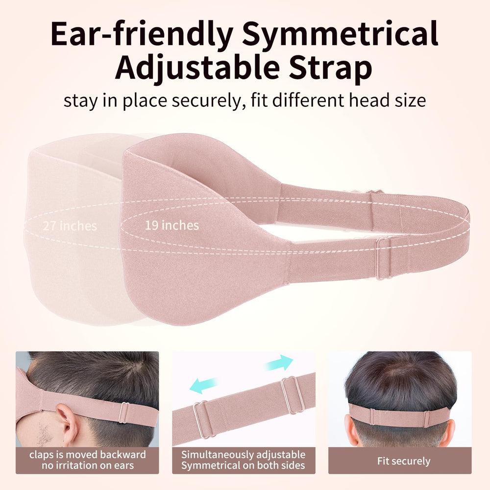 NEWVANGA Sleep Mask breathable memory foam padding feels soft on skin