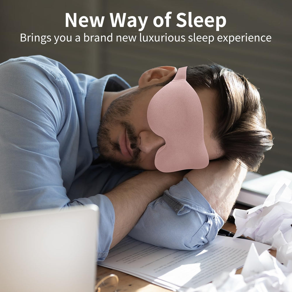 NEWVANGA Sleep Mask easy care: hand wash before first use