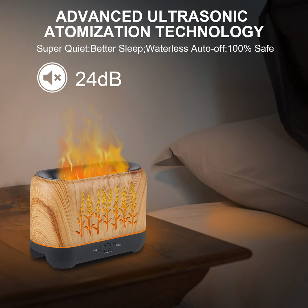 NEWYID diffuser with remote control enables effortless fragrance control from bed.