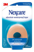 Nexcare Absolute Waterproof Tape – Flexible Foam Medical Tape, 1.5 in x 5 yds, 1 Roll