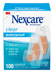 Nexcare impermeables transparentes para agua protegiendo la herida