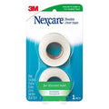 Nexcare Flexible Clear Tape | Waterproof Transparent Medical Tape for Dressings & Tubing – 1 in x 10 yds, 2 Rolls