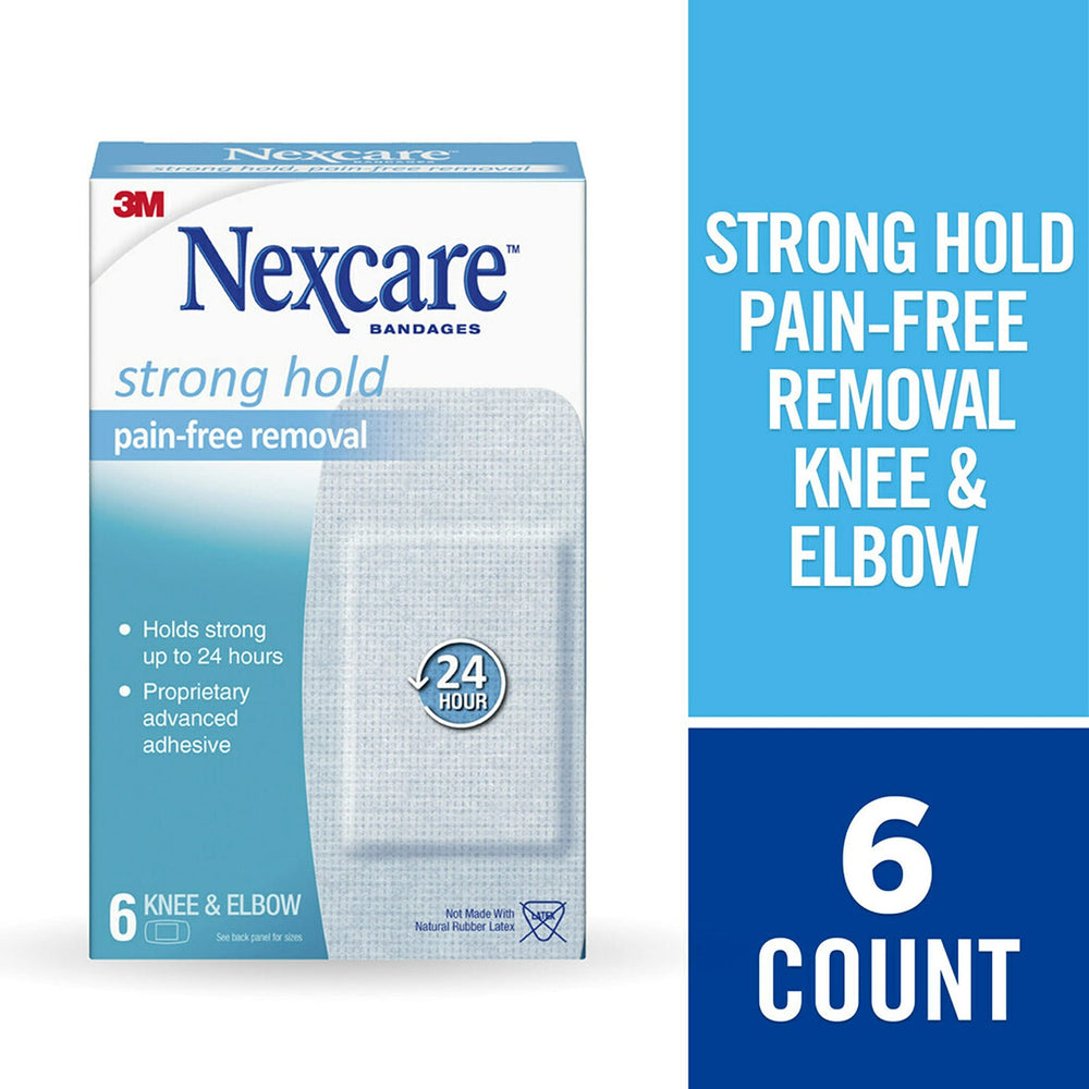 Nexcare curitas con retirada sin dolor para piel sensible.
