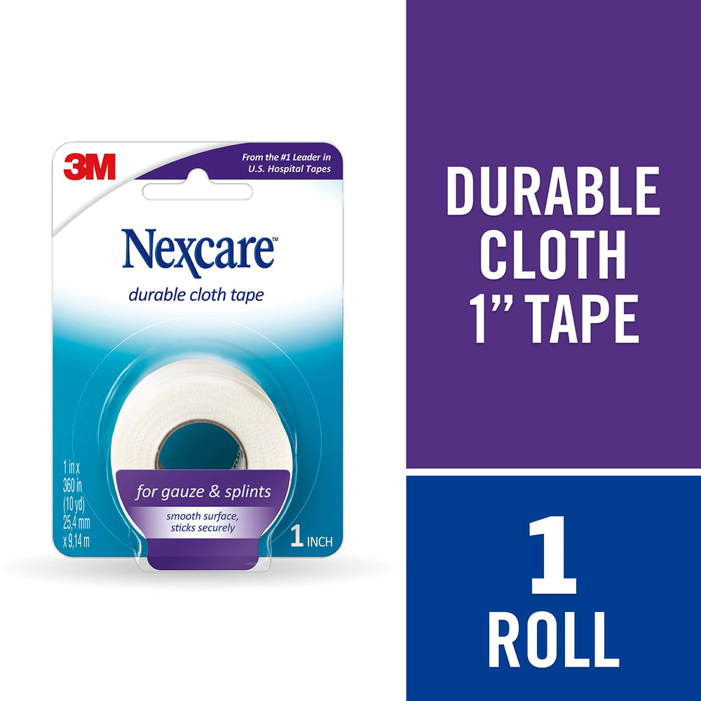 Nexcare Durapore tape secures dressings on skin reliably.