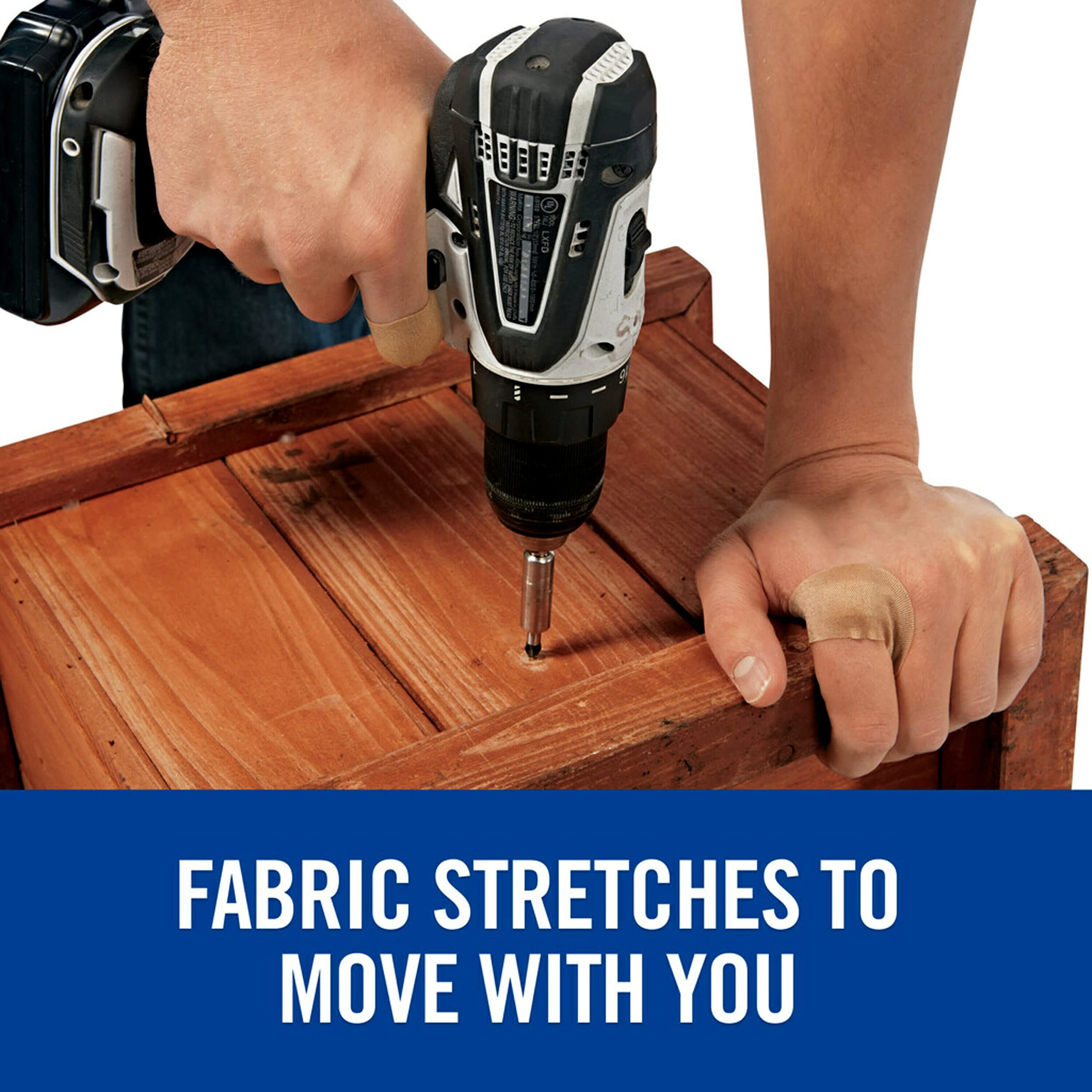 Nexcare easy-remove adhesive ensures clean removal with minimal irritation.