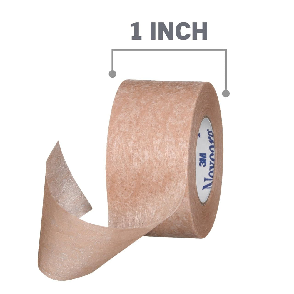 Nexcare Gentle Paper Tan Tape pack in first aid kit.