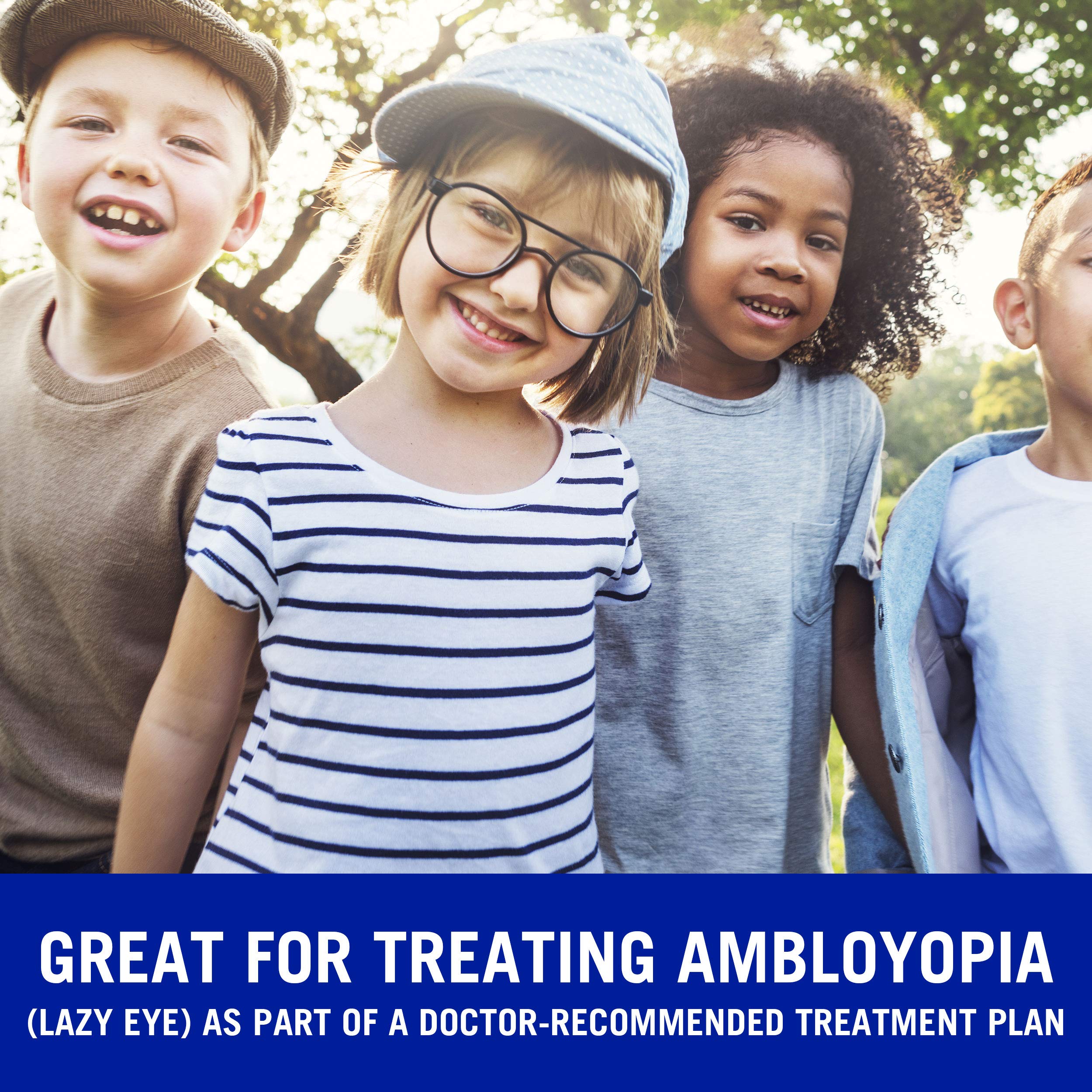 Nexcare Opticlude breathable backing keeps skin cooler