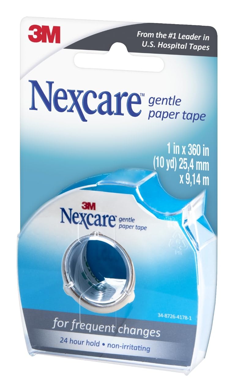 Nexcare tape conforms to fingers, wrists, elbows for a smooth wear