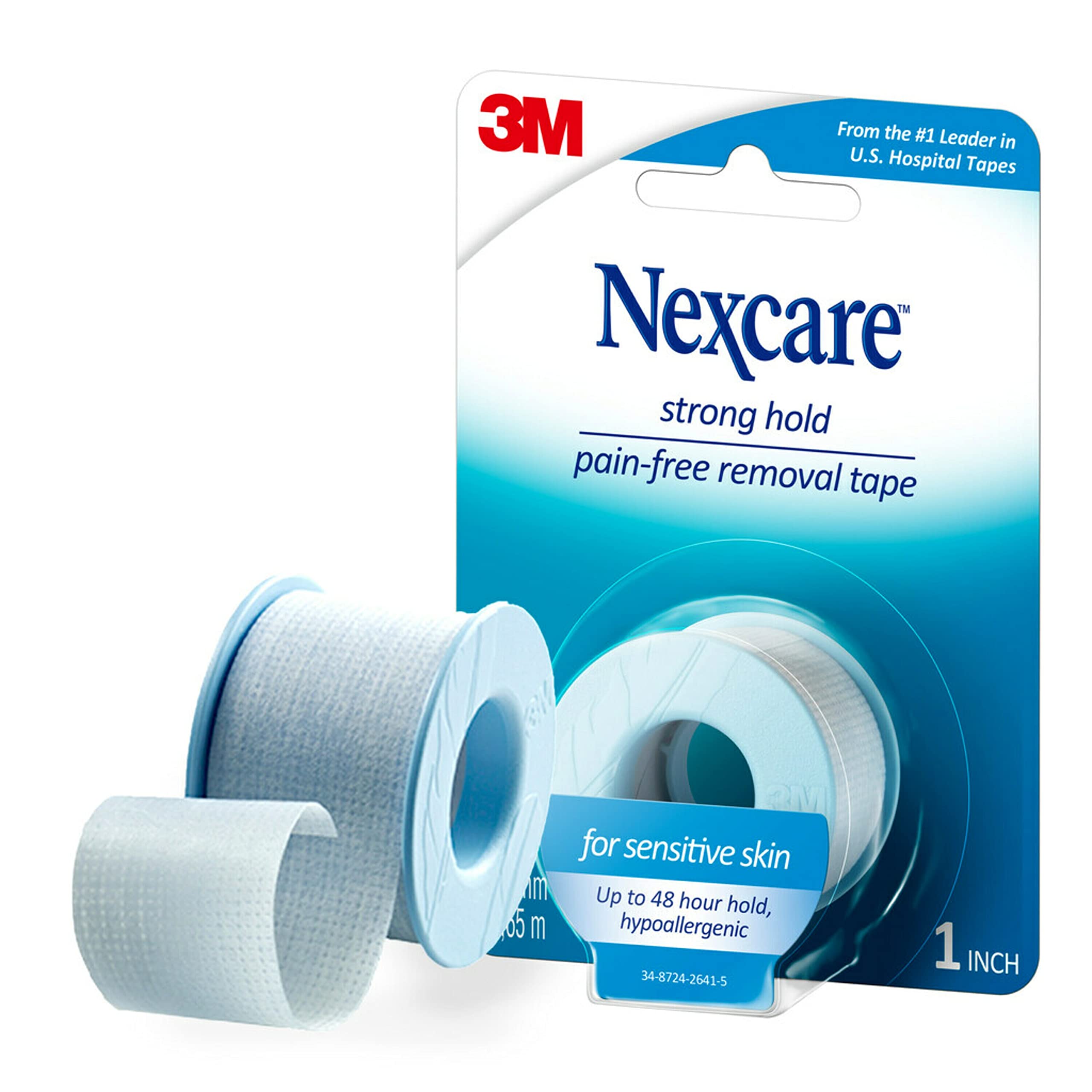 Nexcare tape protecting fragile skin during frequent dressing changes
