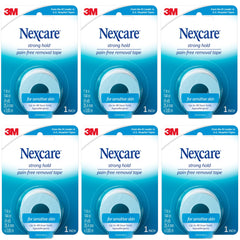 Nexcare Sensitive Skin Tape six-roll pack for easy home first aid