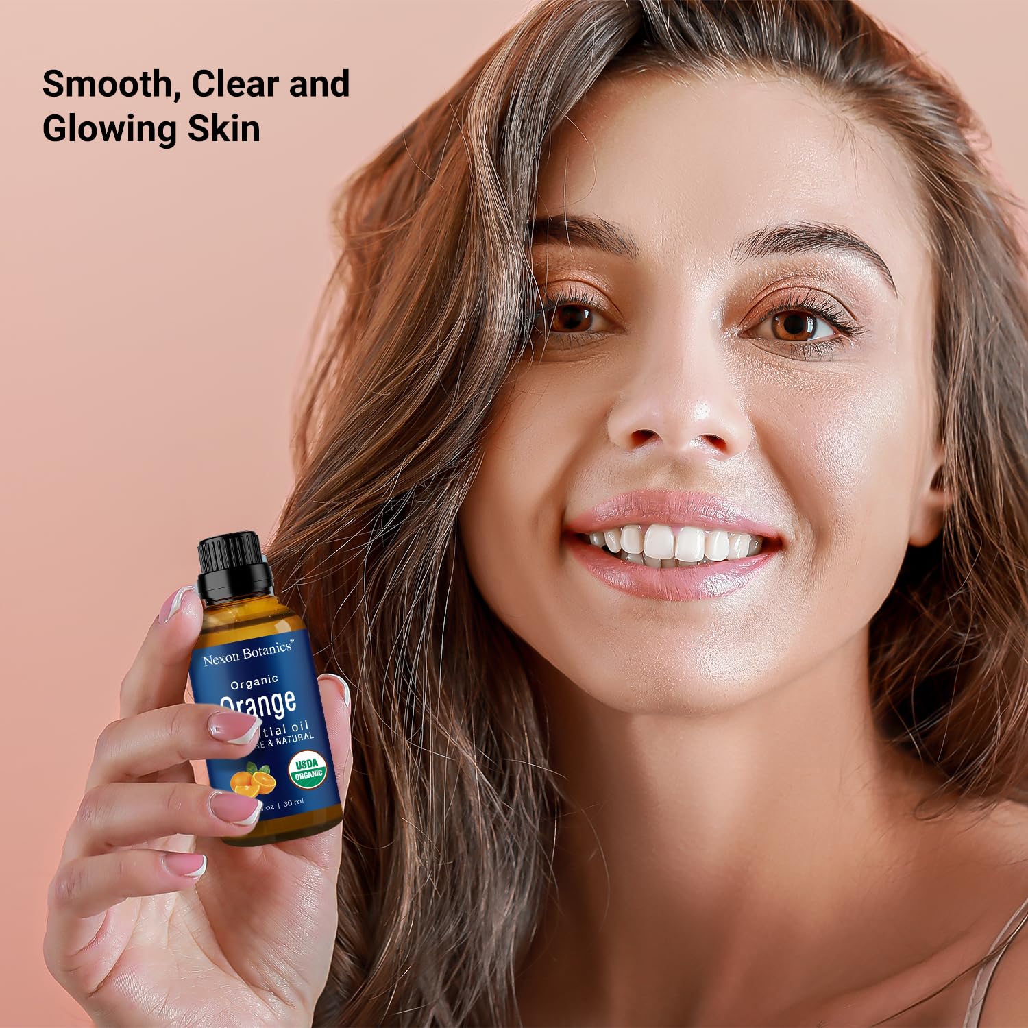 Nexon Botanics Aceite Naranja Orgánico para cabello brillo suave