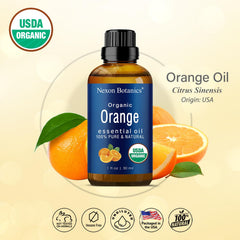 Nexon Botanics Aceite Naranja Orgánico con gotero para difusor