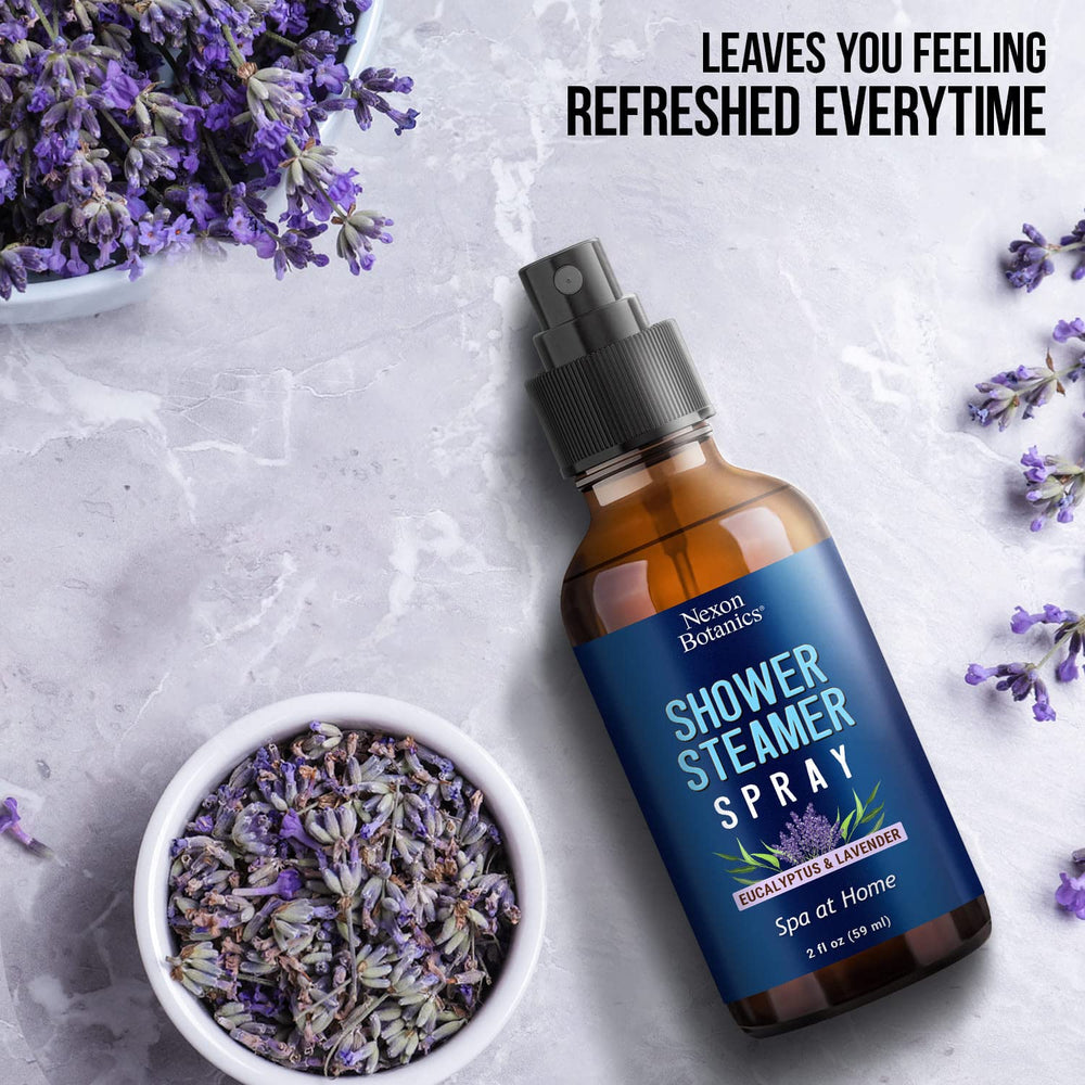 Nexon Botanics Aromatherapy Mist Bathroom delivers a refreshing scent to brighten space.