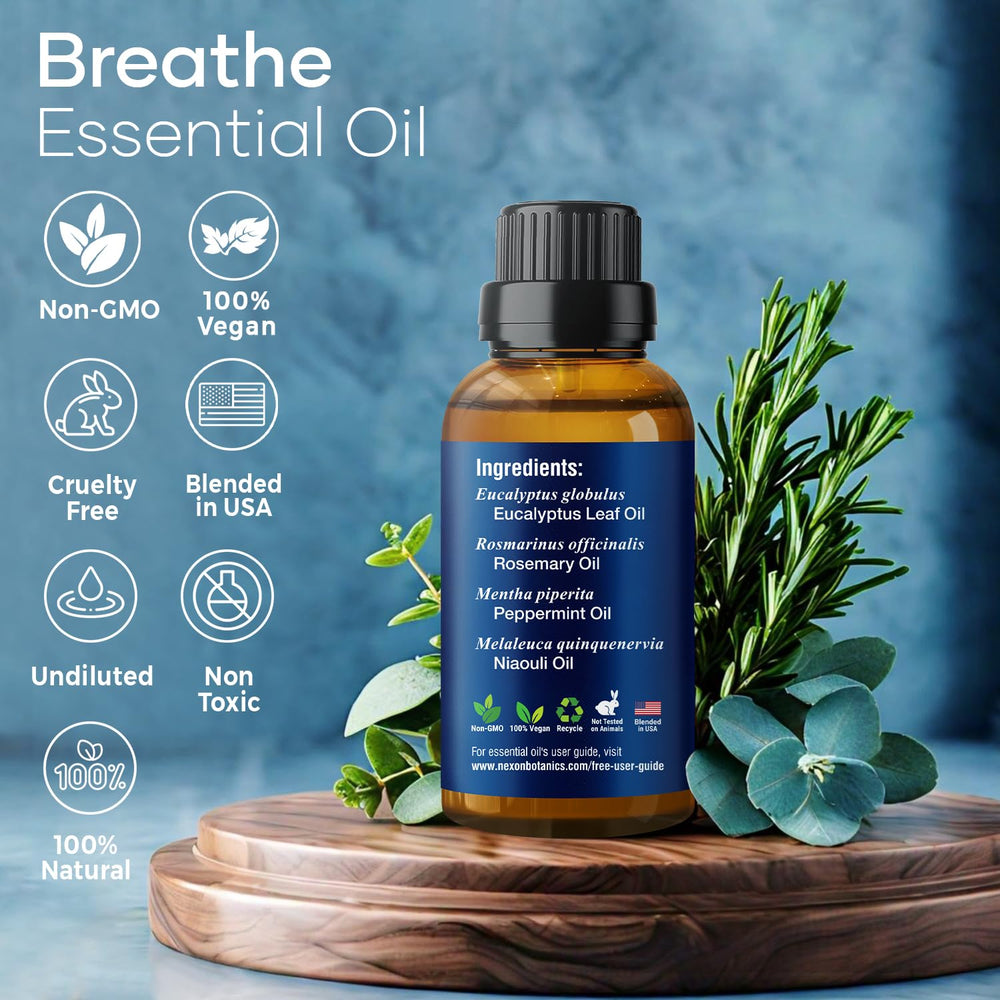 Nexon Botanics Breathe near humidifier for a breathable, soothing environment.