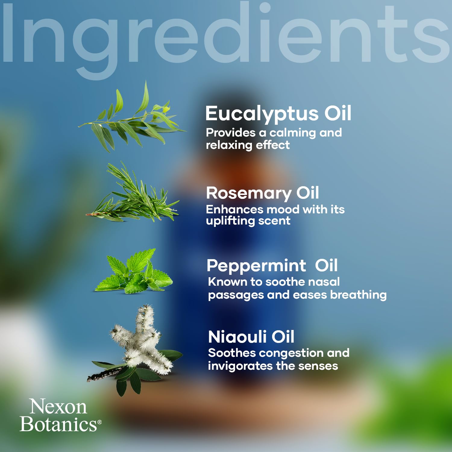Humidifier use with Breathe blend creating a fresh mist.