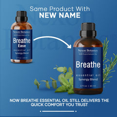 On-the-go inhaler tube with Breathe blend for quick aroma relief.