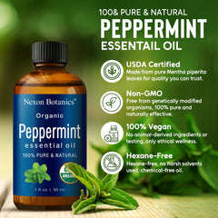 Nexon Botanics diffuser setup ready for peppermint aroma