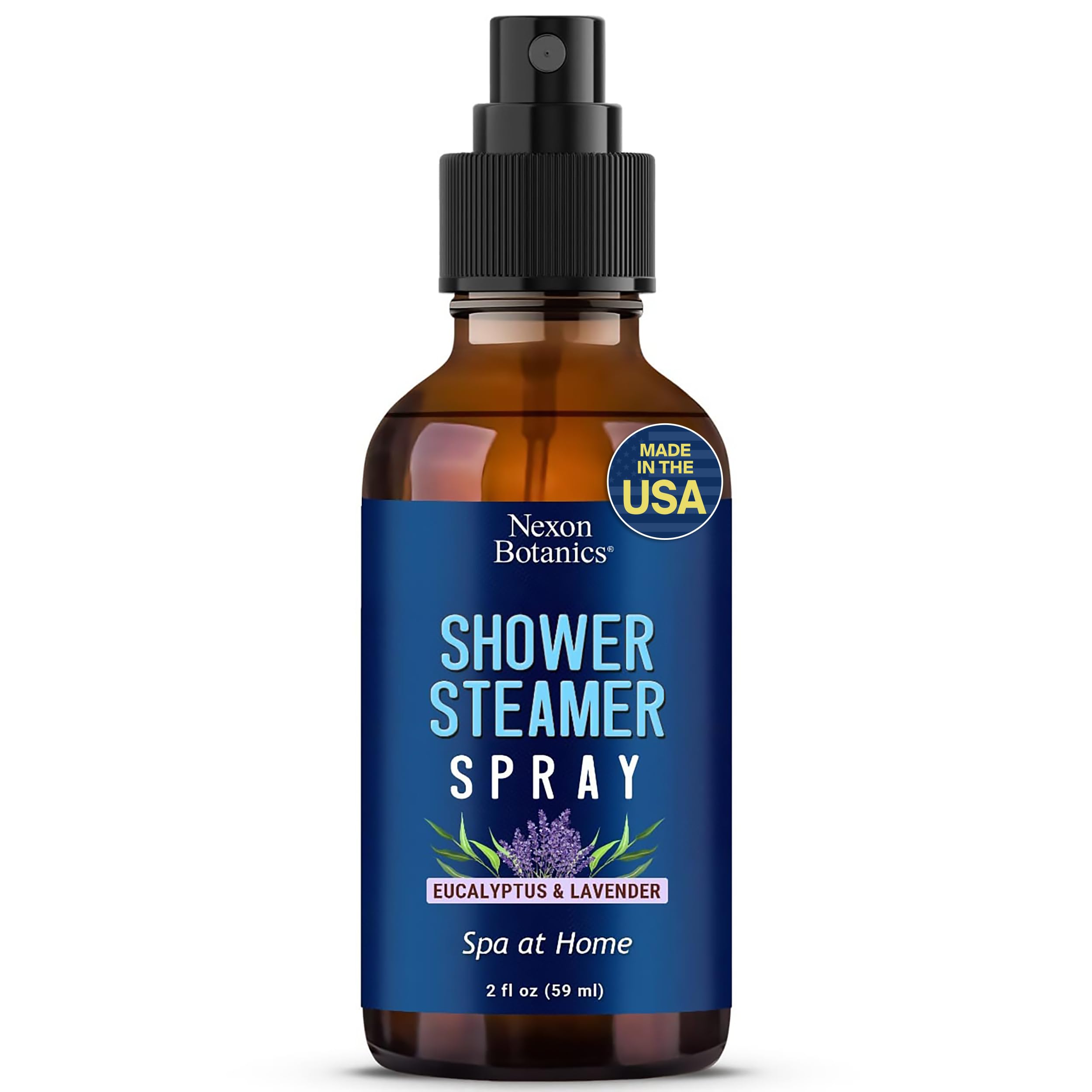 Nexon Botanics Eucalyptus-Lavender Shower Steamer showcases a refreshing spa moment.