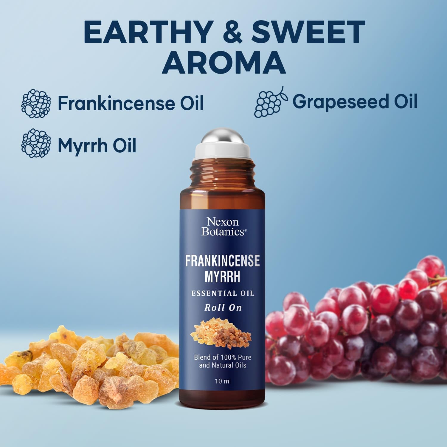 Nexon Botanics aromatherapy scene with earthy aroma and calming ambiance.