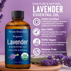 Nexon Botanics Lavender Oil diffusers setup for calming space