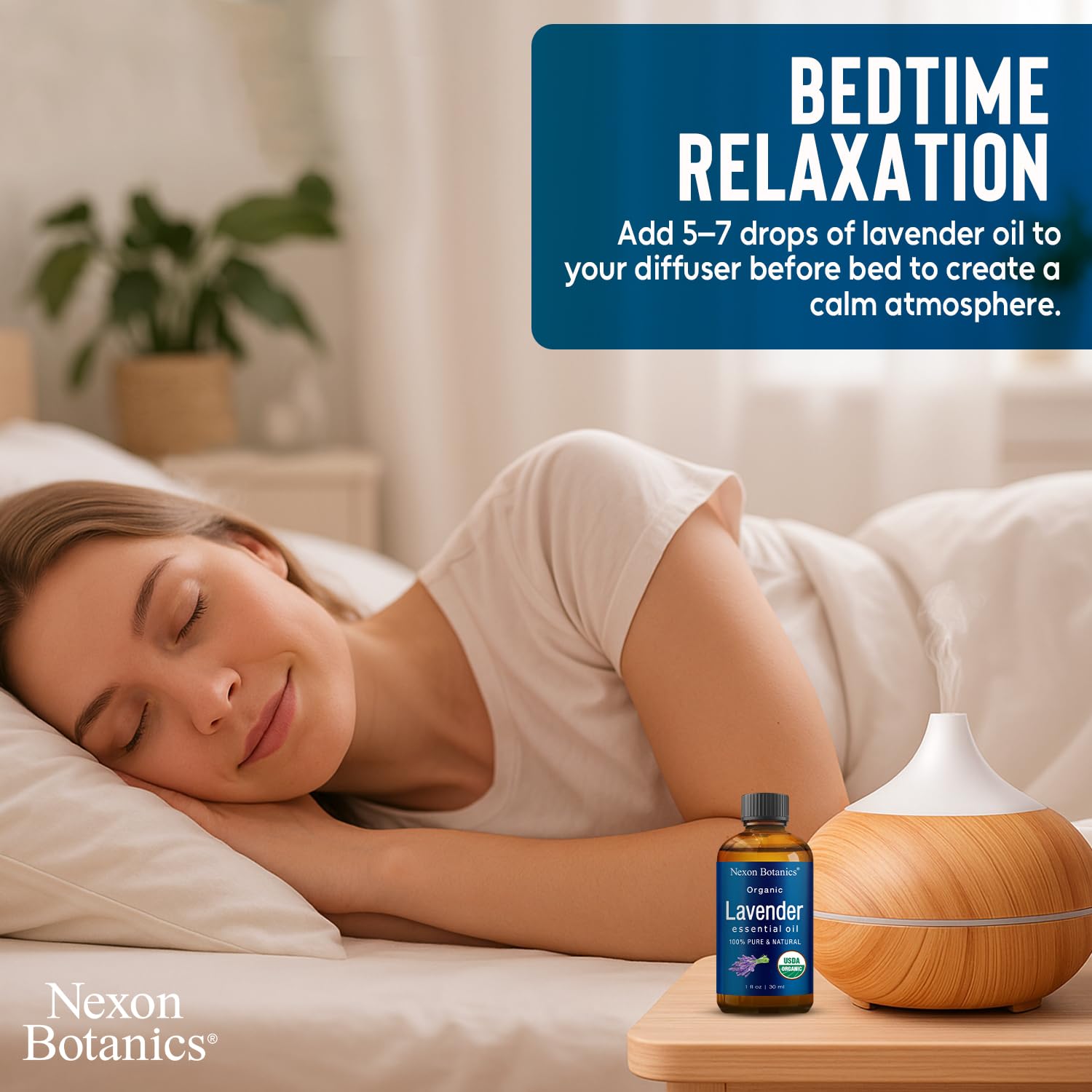 Nexon Botanics Lavender Oil used in skincare blend and routines