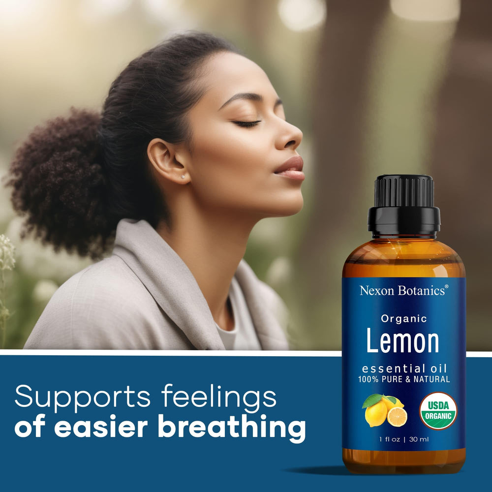 Nexon Botanics Lemon Oil supports skincare routines with a refreshing scent.