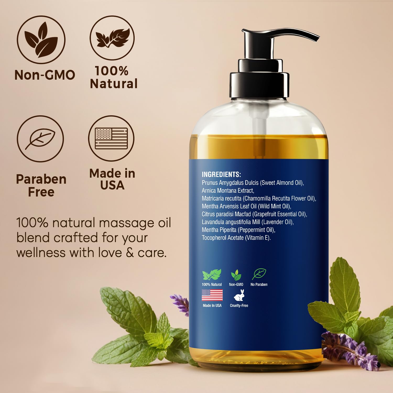 Nexon Botanics natural-body-care-oil highlights skin-friendly massage experience.