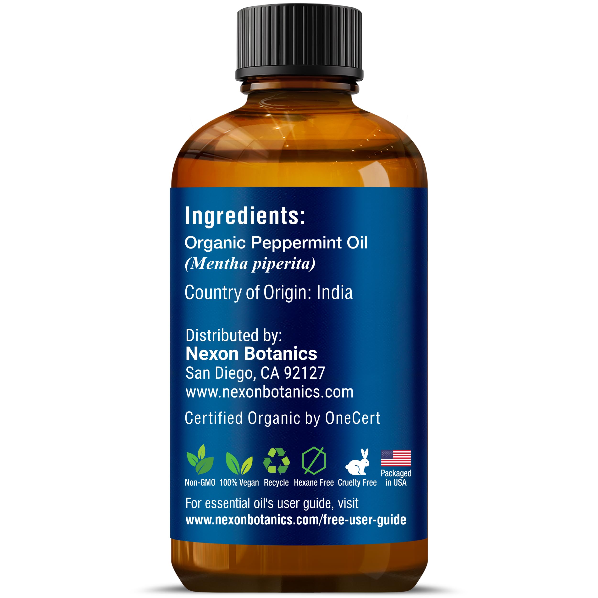 Nexon Botanics peppermint oil cooling sensation on skin