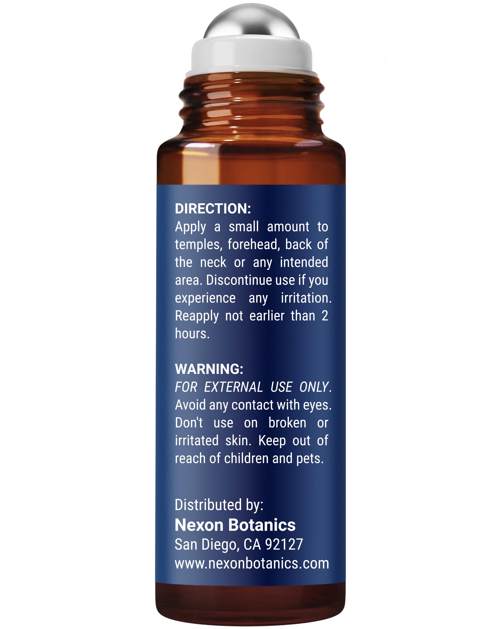 Nexon Botanics Peppermint Roll-On cooling effect on skin