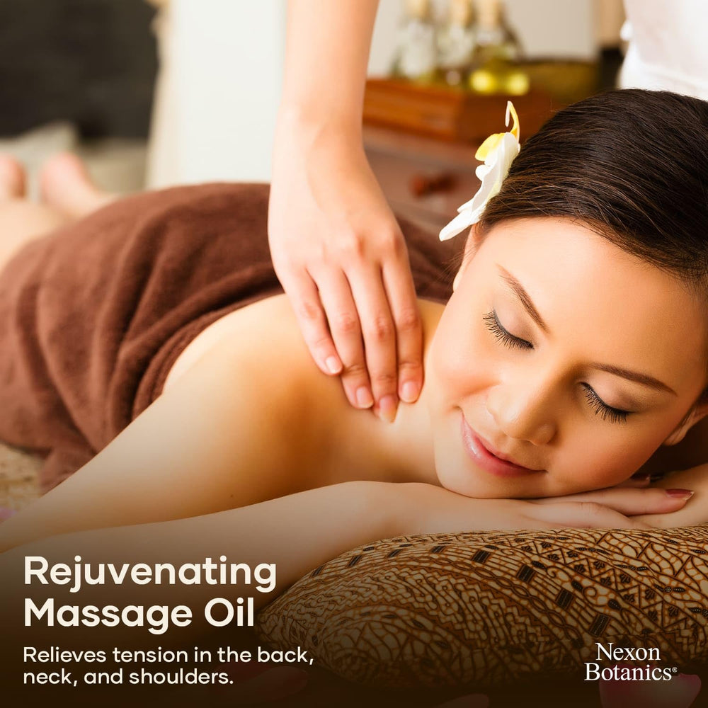 Nexon Botanics therapy-blend-for-massage used by therapists and home practitioners.