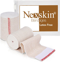 Banda elástica NexSkin de 3 pulgadas, dos unidades, para soporte cómodo.