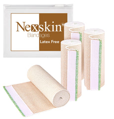 NexSkin premium elastic bandage wrap, 6-inch wide front view for secure compression.