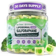Nextdia 150mg liposomal sulforaphane bottle front for antioxidant support