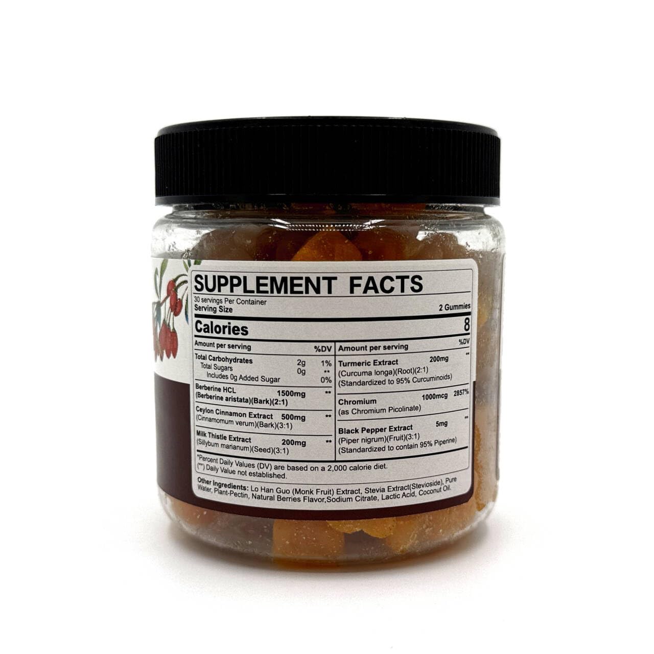 Nextdia Berberine Gummies daily-use scene—handful of gummies in routine