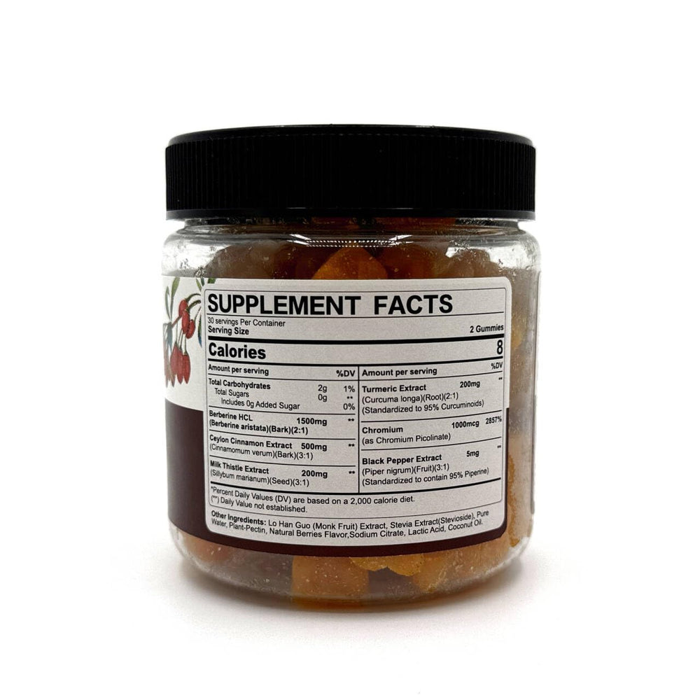 Nextdia Berberine Gummies daily-use scene—handful of gummies in routine