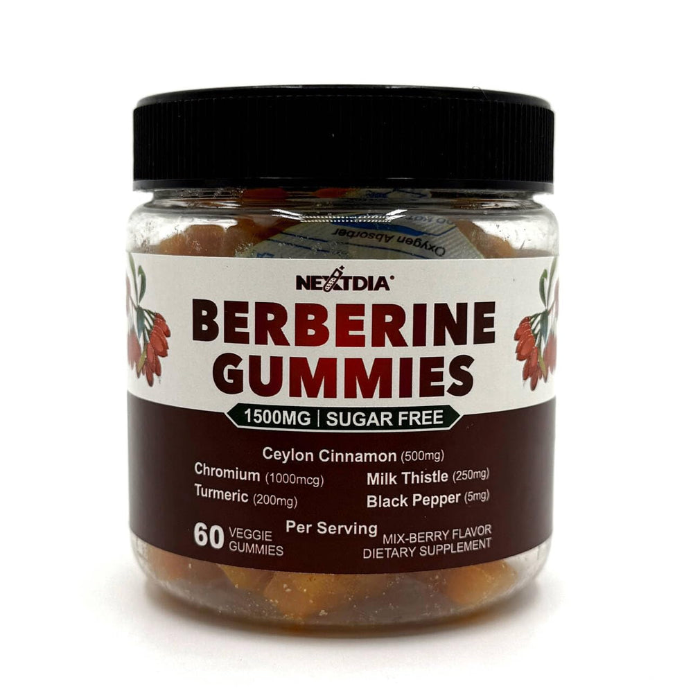 Nextdia Berberine Gummies sugar-free icon—0g sugar with monk fruit