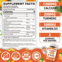 Nextdia Calcium Gummies sugar-free label highlights a clean, daily wellness solution.