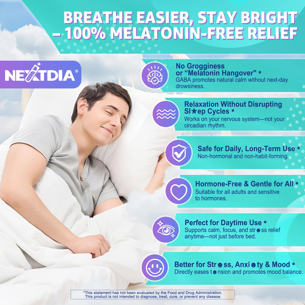 Nextdia GABA Gummies taste image emphasizing blueberry flavor